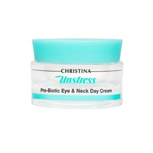 Unstress Probiotic Day Cream Eye & Neck SPF 8 - Дневной крем с пробиотическим действием для кожи вокруг глаз и шеи SPF 8 (30 мл.)