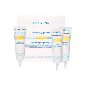 FluorOxygen+C Rejuvenating&Britening - Набор препаратов для домашнего использования (3 препарата)